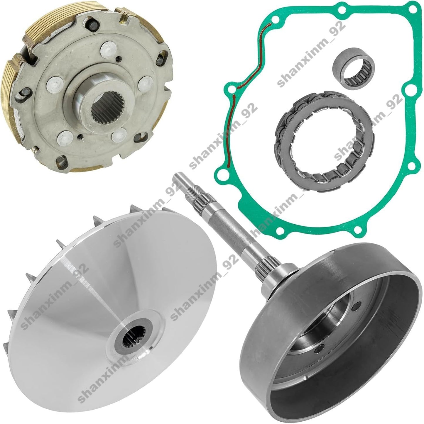 Caltric 5KM-17611-00-00 Wet Clutch Housing Kit for Yamaha Rhino 660 YXR660F