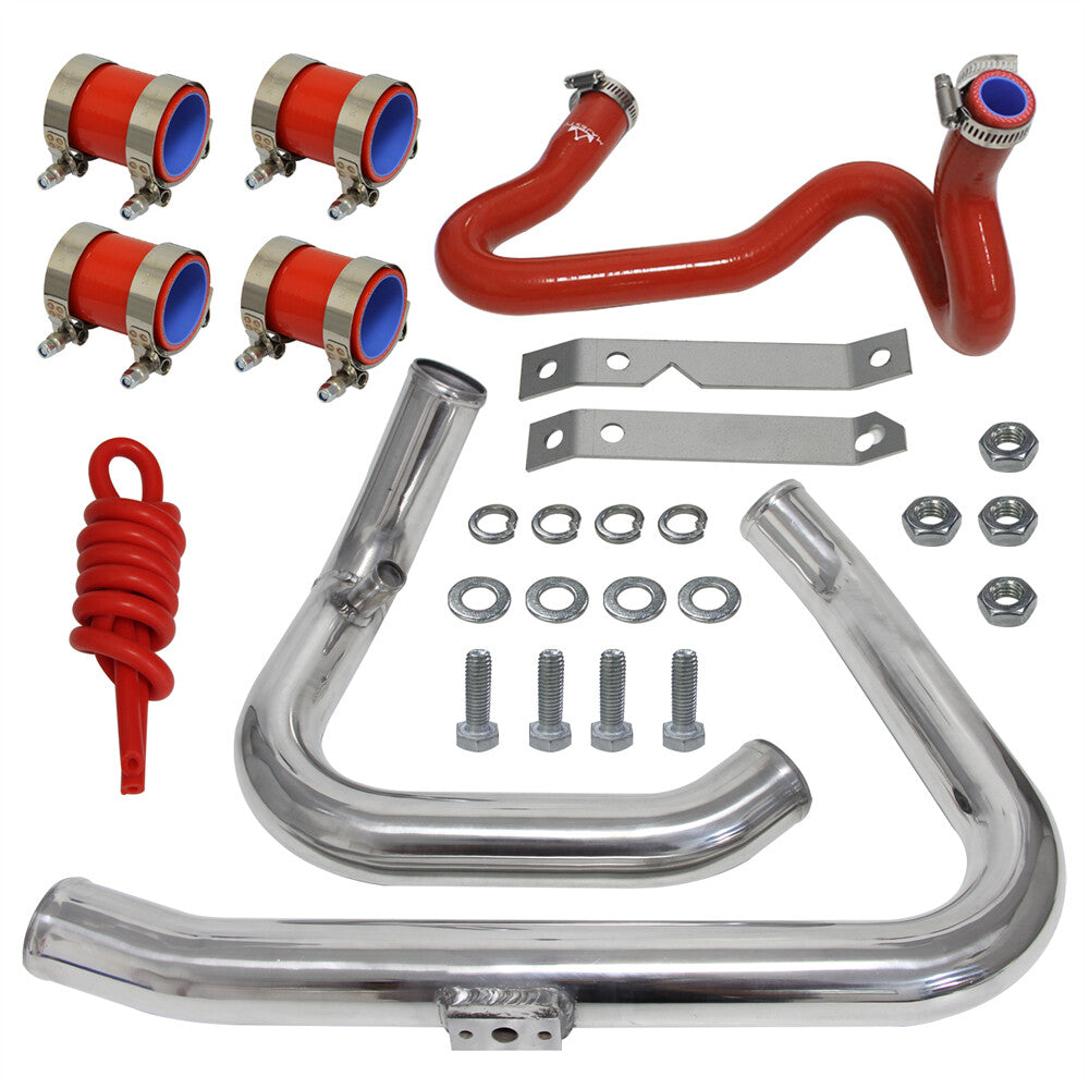 Aluminum Turbo Intercooler Pipe Kit for Audi A4 for VW for Passat Quattro B5 1.8L Red