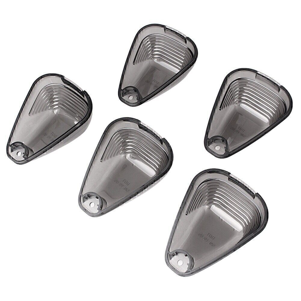 Smoke Roof Light Covers Cab Marker Top Lens Cover for Ford F250-550 SuperDuty