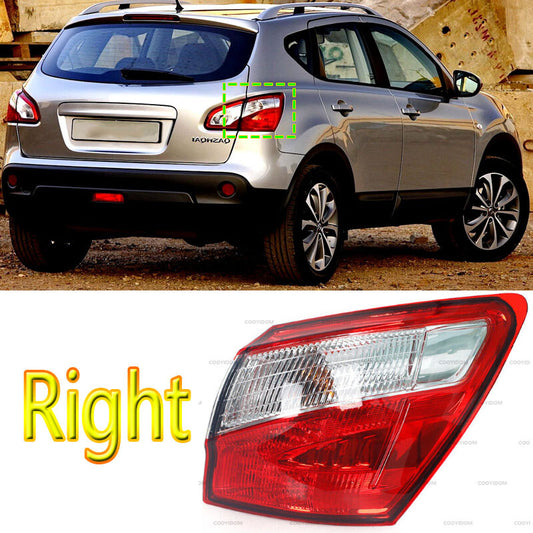 Outer Tail Light Right for Nissan Qashqai 2010-2013 2014 EU Version Accessories