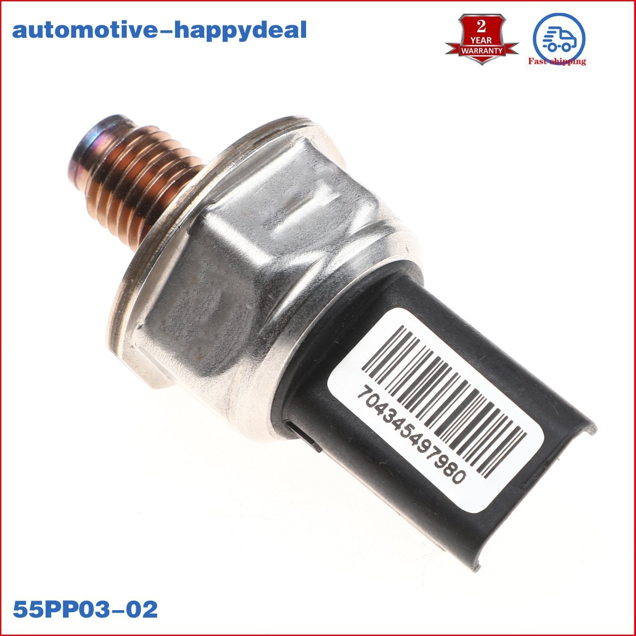 FUEL RAIL PRESSURE SENSOR for FORD TRANSIT FOCUS MONDEO CONNECT TDCi 5PP03-02
