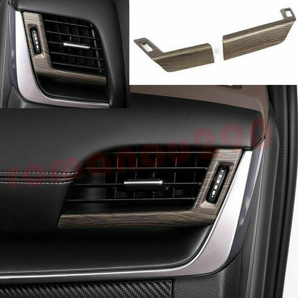 for Nissan Rogue 2021-2024 Wood Grain Style Center Console Air Outlet Cover Trim