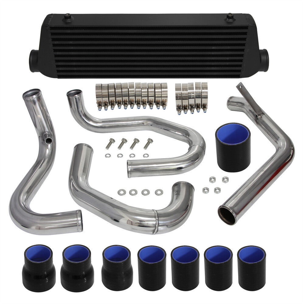 Intercooler Kit for VW for Jetta for Golf GTI GL GLI GLS MK4 1.8T Engine 98-05 Black