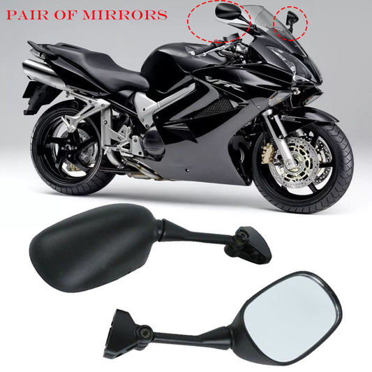 Motorcycle rearview mirror 7/8 inch handlebars suitable for Honda VFR 800 VFR800 02-08