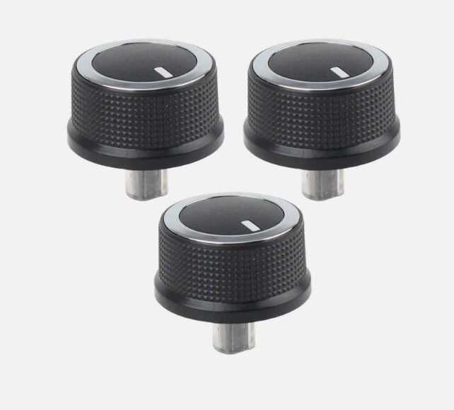 A/C Heater TEMP CONTROL KNOB 3Pcs For 2008-2017 for Chevrolet Express Van Savana