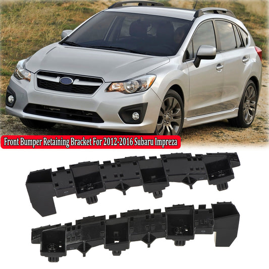 A pair of front bumper mounting brackets, 57707FJ020, for 2012-2016 for Subaru Impreza, new.