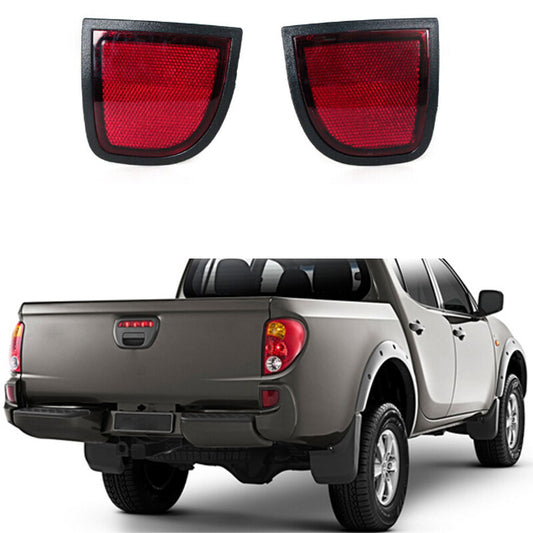 1 Pair Rear Reflector Tail Lights for Mitsubishi Triton L200 2009-2013