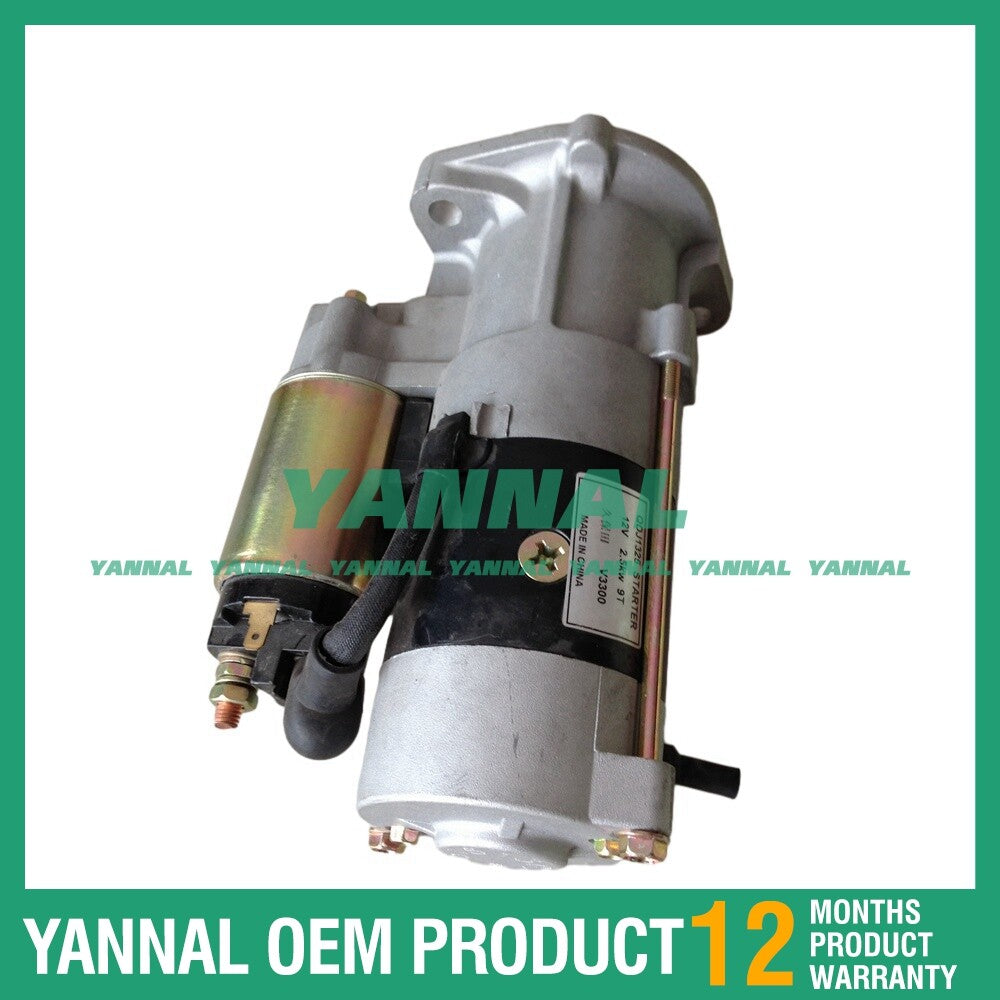 9T 2.5 kW motor for beginners, suitable for Kubota V3300 engine parts.