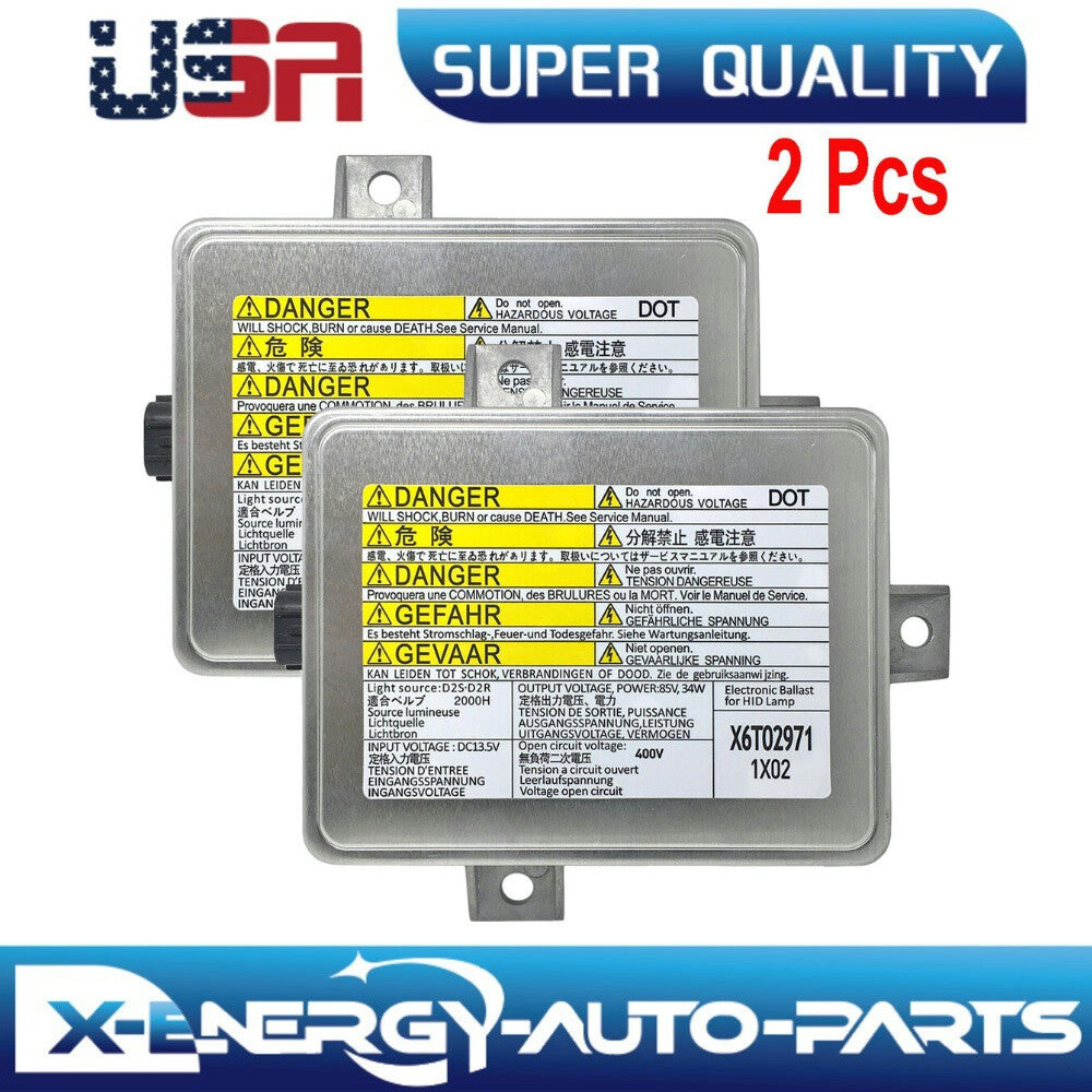 2Pcs X6T02971 Xenon Ballast HID Headlight for Acura CL 2002-03 TSX 2004-05