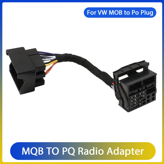 F¨¹r for VW RCD330 RCD340G 187B 187F MQB zu PQ Adapter kable ISO Upgrade Auto Radio