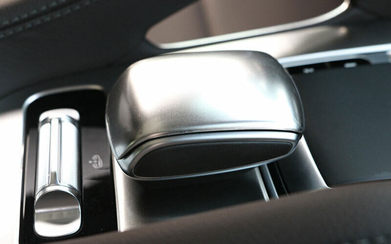 for Benz GLE GLS 2020-2023 Silver Inner Gear Shift Knob Shifter Lever Cover Trim