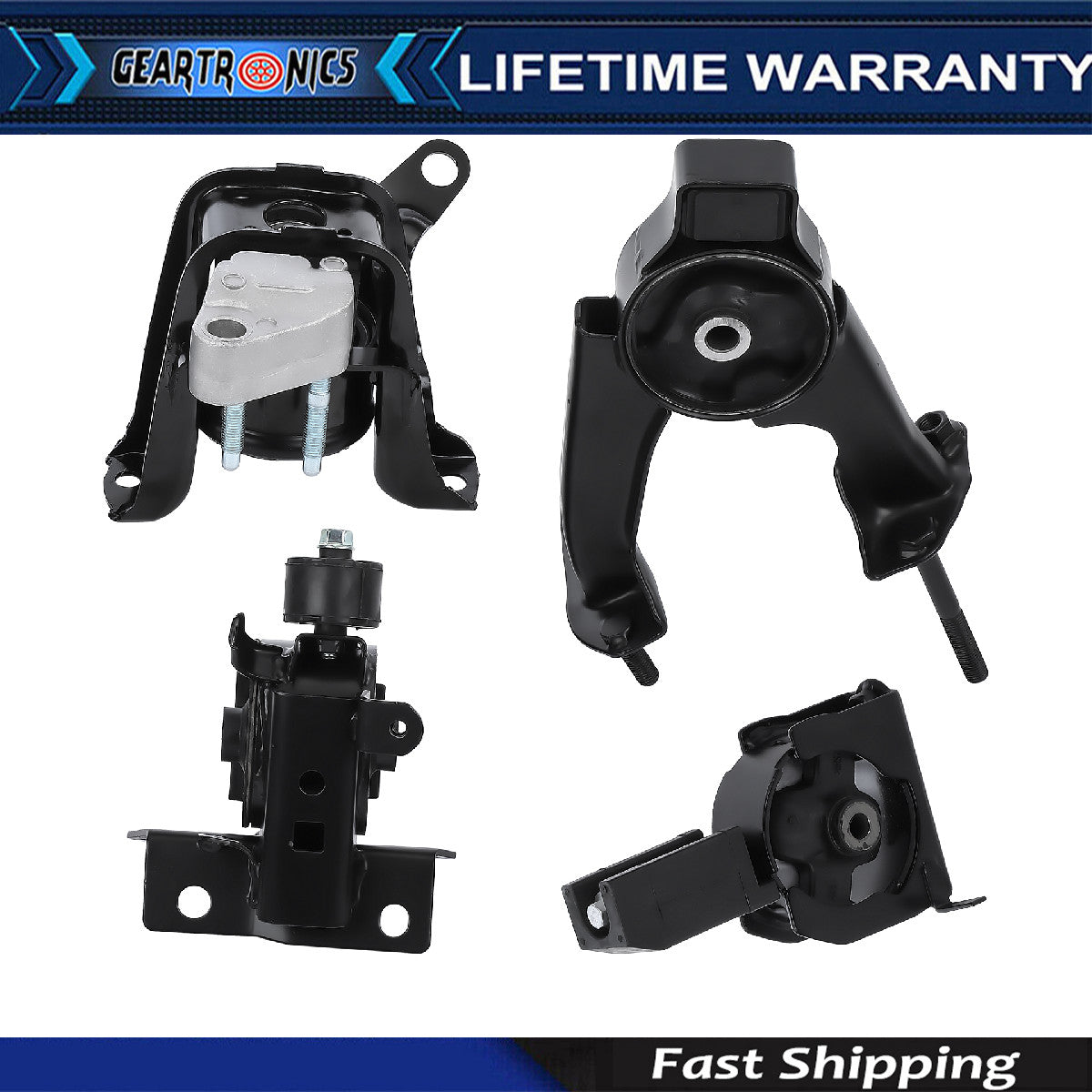Engine Motor Transmission Mount Set For 03-08 for Toyota for Corolla Matrix for Pontiac KY