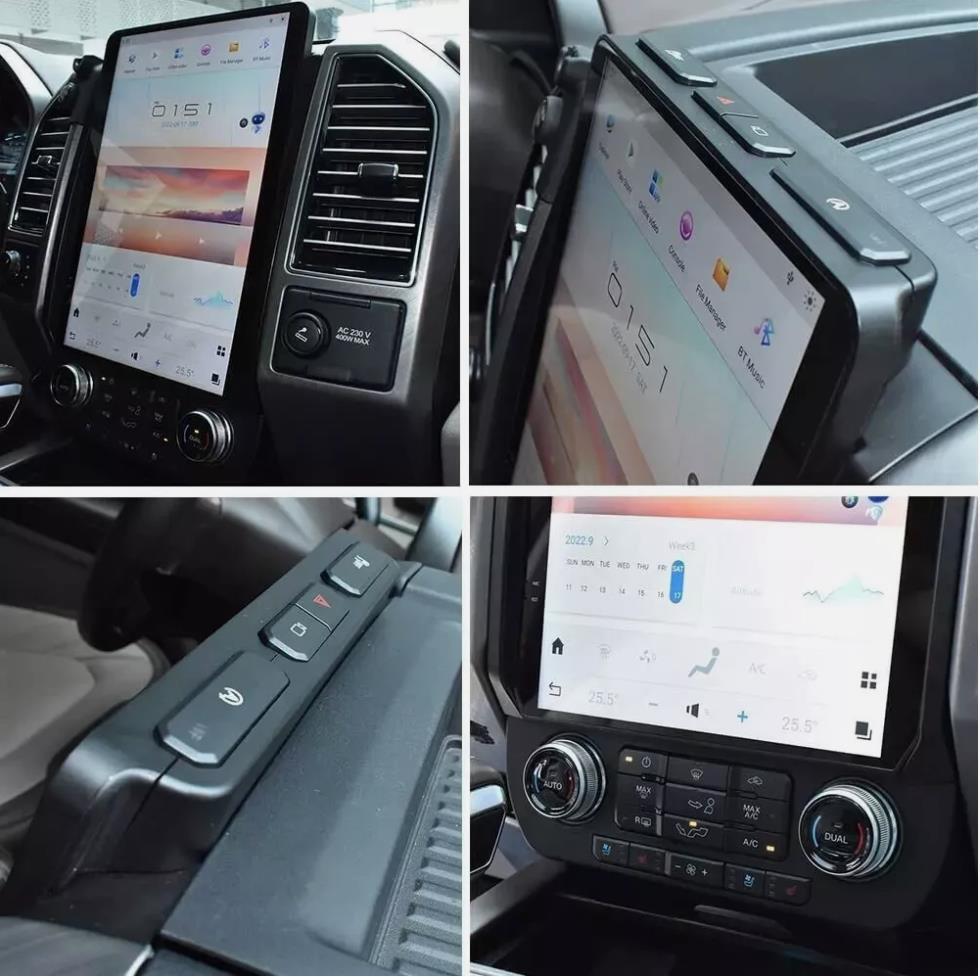 14.4 GPS Radio for Ford F-150 F-250 2015-2023 2K Android 13.0 Vertical Screen