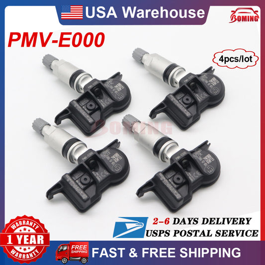 4x PMV-E000 NEW TPMS Tire Pressure Sensor for for Toyota for Camry for Lexus for ES RX