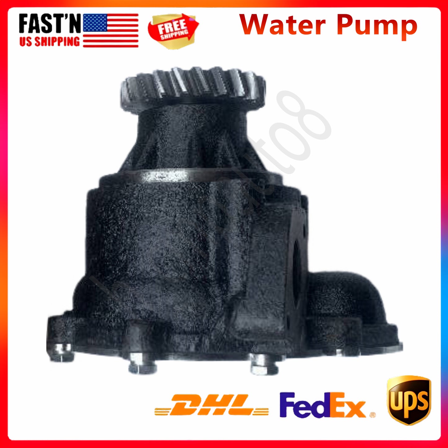 Water Pump For Komatsu PC400 PC450-6 Engine SA6D125E 6151-62-1101 6151-62-1102