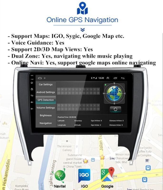 Stereo 10.1 Android 10.1 Radio GPS Fit for Toyota for Camry 2015-2017 Navi Player