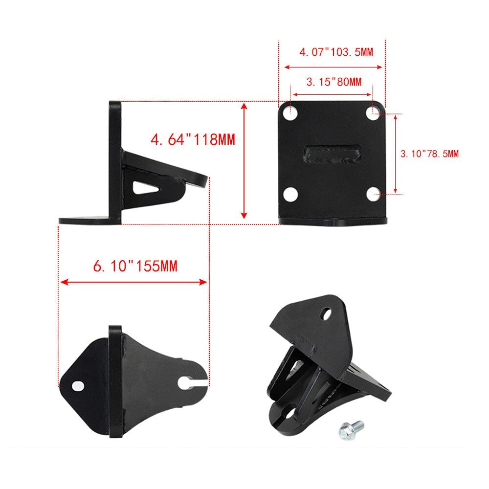 Transmission Brace for Nissan R35 GT-R GTR GR6 Drivetrain Tig Welded Coated