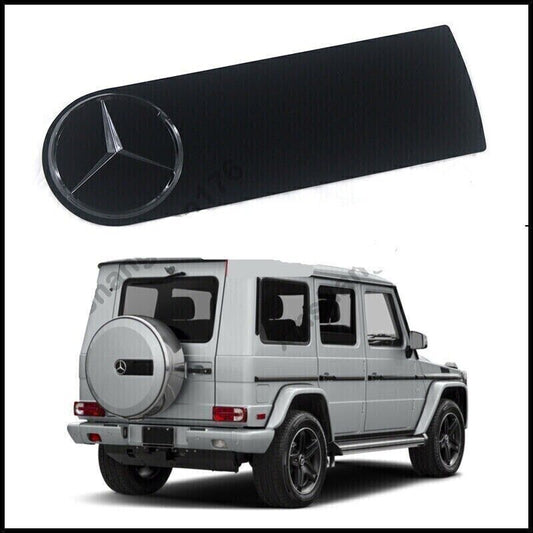 Glossy black spare wheel cover badge for W463 G63 G65 G63