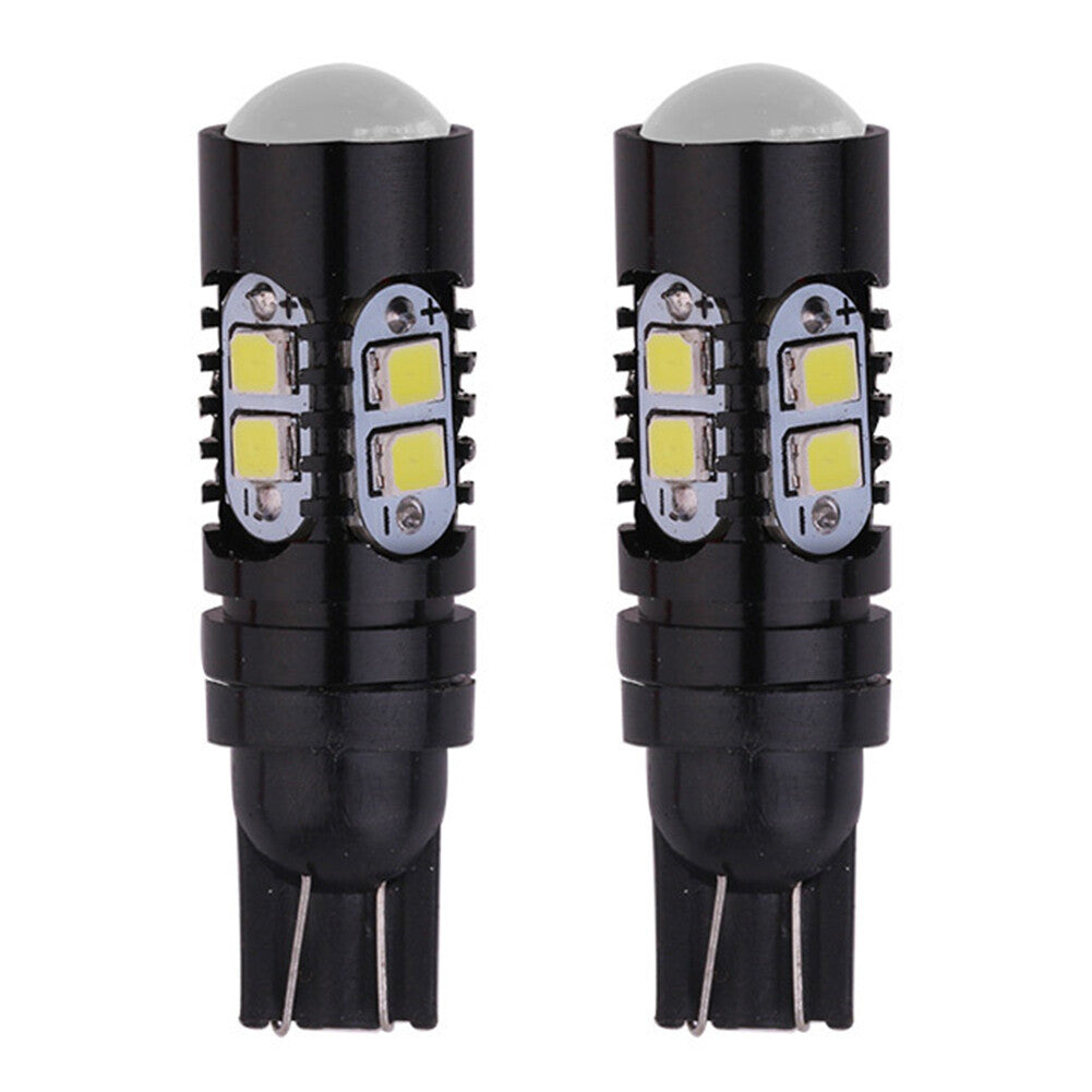 T10 2323 10-SMD LED Bulbs Bright Lights Lamps 12V 24V Pure White 2pcs/Set po