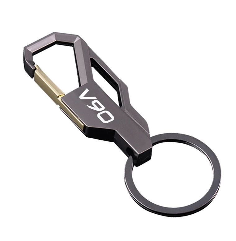 Car keychains, key rings, key fobs, car accessories, gifts, metal, suitable for V90
