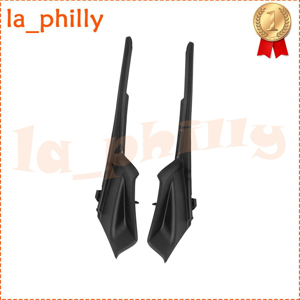 2pcs Left + Right Black for Toyota for Sienna Front Fender To Cowl Hood Side Seal