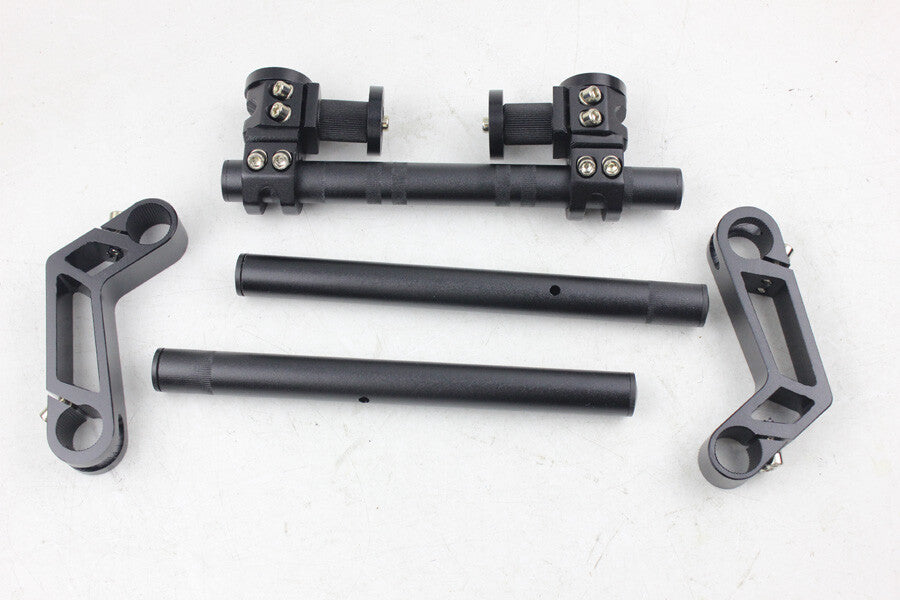 7/8 Black Handlebar Aluminm Adjustable Steering Handle Bar 125cc Scooter Zoomer