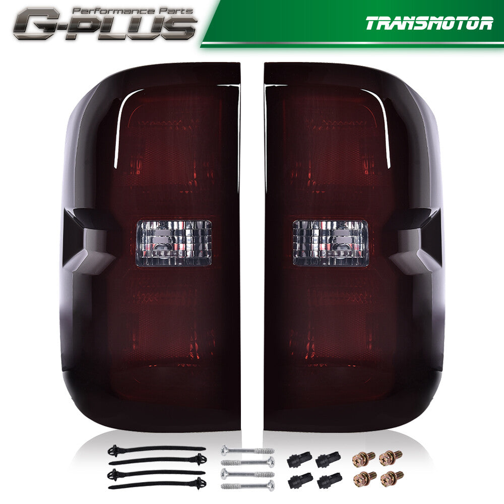 High-definition taillights and brake lights suitable for 2014-2019 for Chevrolet Silverado 1500, 2500, and 3500 models.