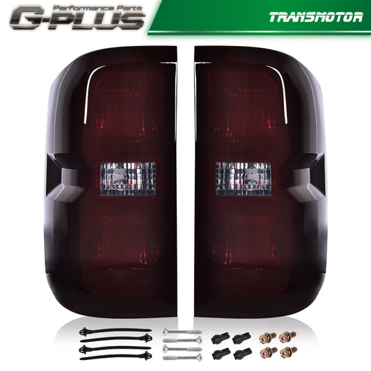 High-definition taillights and brake lights suitable for 2014-2019 for Chevrolet Silverado 1500, 2500, and 3500 models.