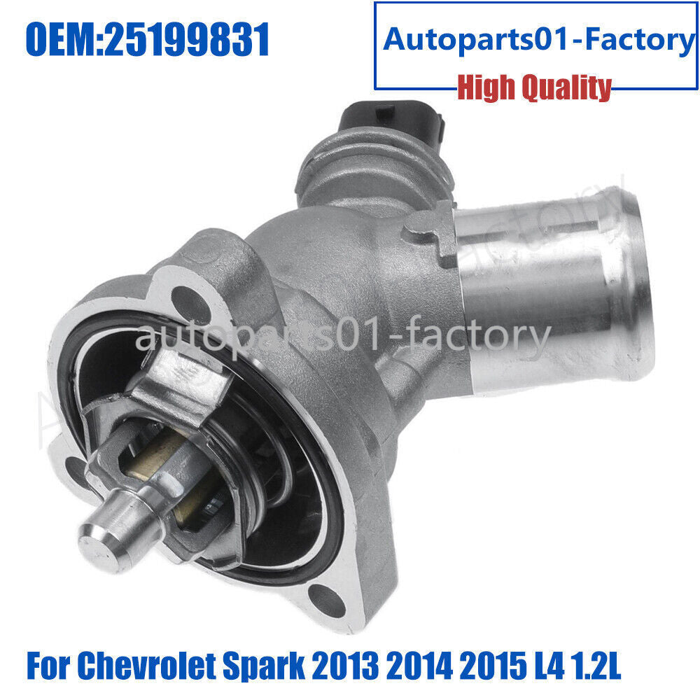25199831New Coolant Thermostat for Chevrolet Spark 2013 2014 2015 L4 1.2L