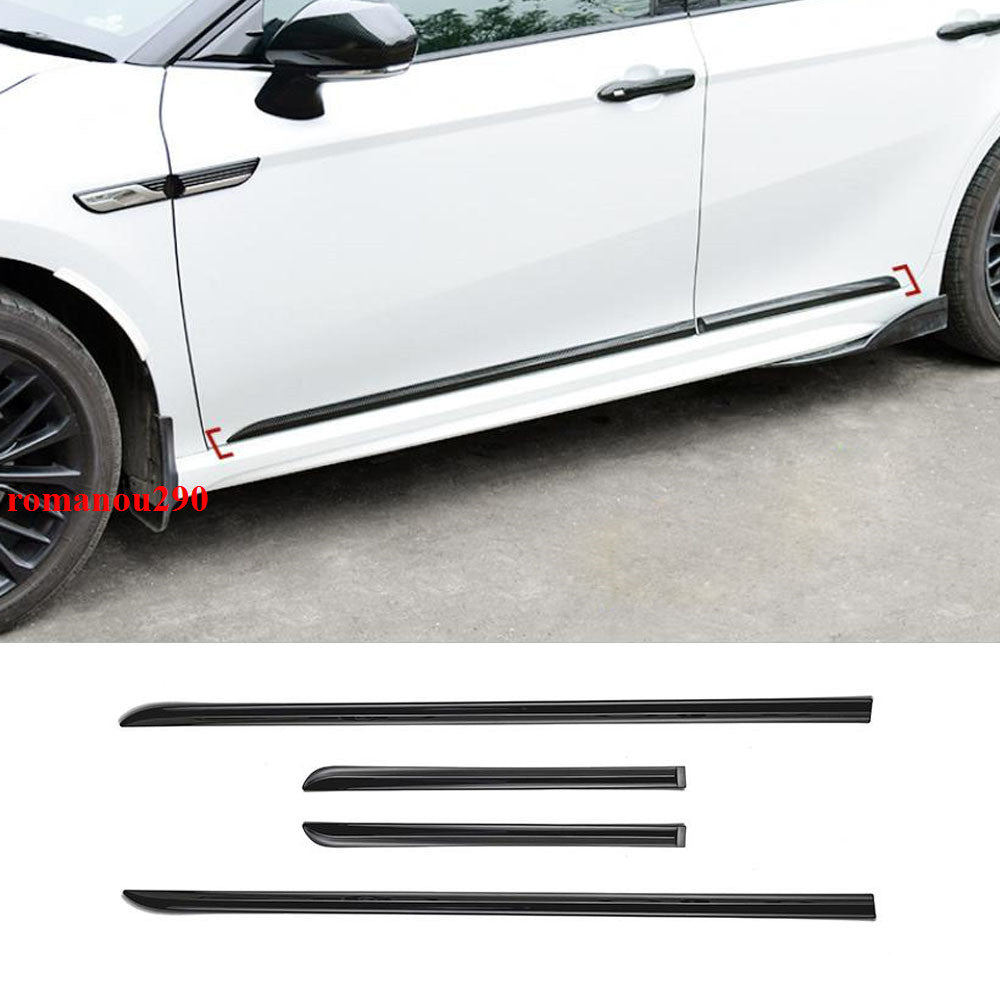 for Toyota for Camry 2018-2024 Gloss Black Car Side Door Body Molding Cover Trim 4pc