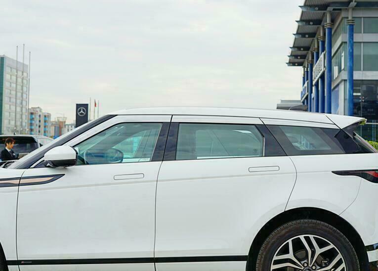 for Range Rover Evoque 20-24 chrome Window Visors Sun Rain Guard Vent Deflectors