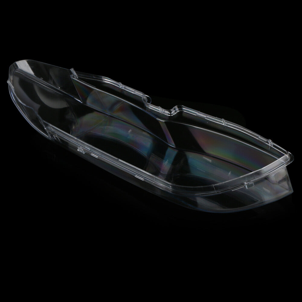 Transparent protective cover for right front headlight lens, suitable for BMW X5 E53 530i 544i (models 04-06).