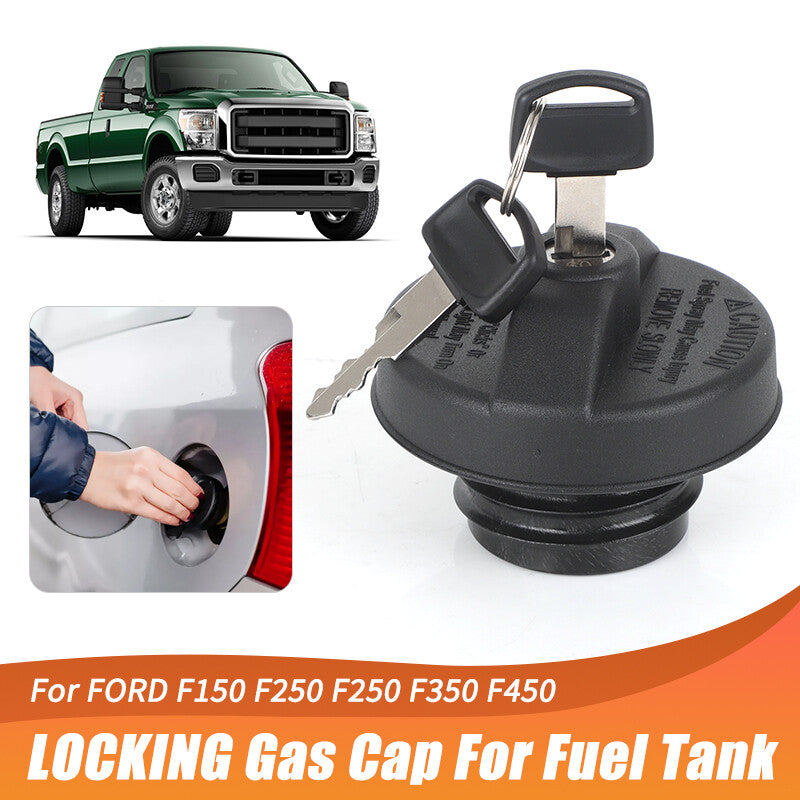 LOCKING Gas Fuel Tank Cap W/Keys MGC791 FITS for FORD F150 F250 F250 F350 F450