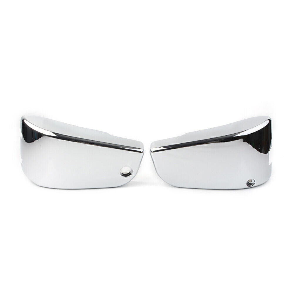 2x Chrome Battery Side Fairing Cover for Kawasaki Vulcan VN1500 Classic Nomad