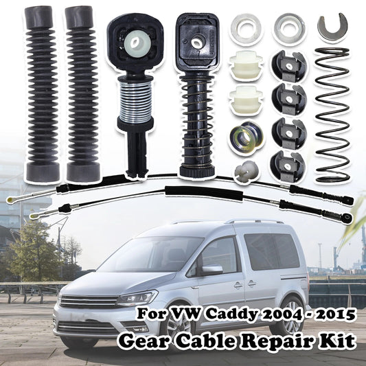 Gear Selector Shift Linkage Shaft Cable Catch Gaiter Bushing Kit for VW Caddy