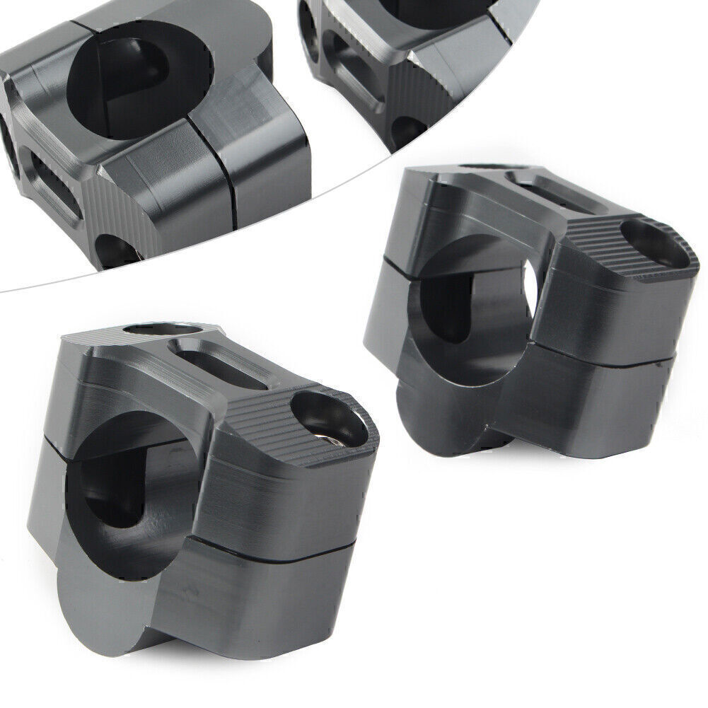 Handlebar Clamps Mount Bar Risers Adapter 7/8-1 1/8 Fit Dirt Bike