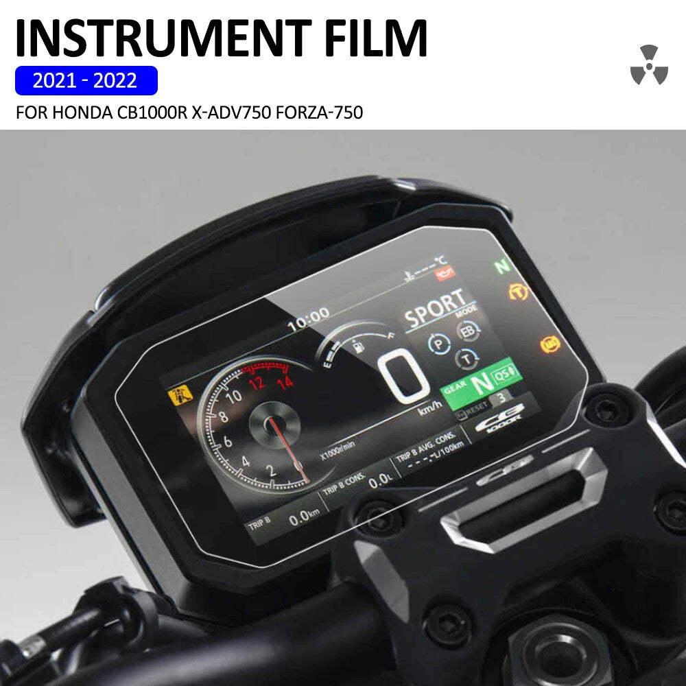 21-22 for Honda CB1000R X-ADV750 Forza750 Cluster Screen Protector Film Anti-Scratch