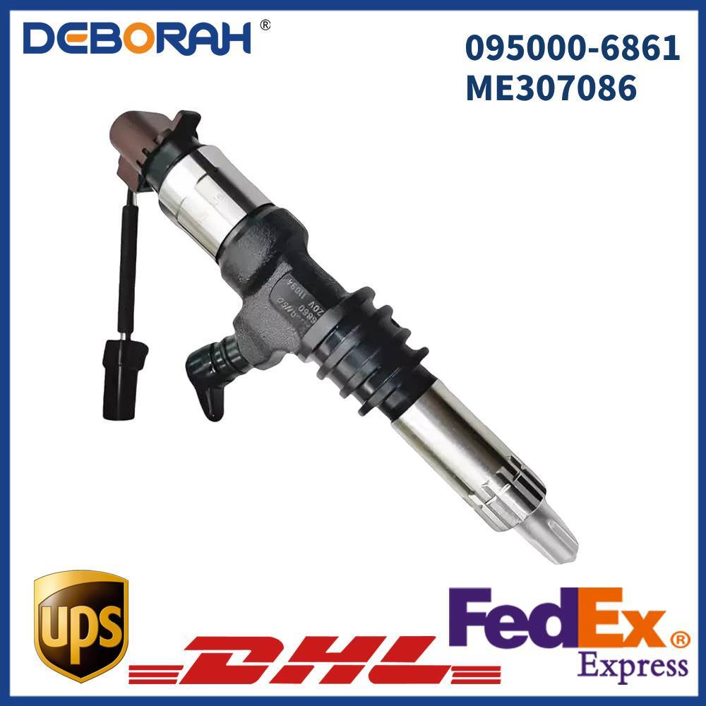 New Diesel Fuel Injector 095000-6861 ME307086 for MITSUBISHI FH FK FM 6M60T