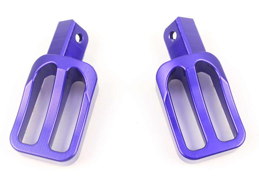 Blue CNC Foot Pegs Fit for Honda CRF50 XR50 crf70 xr70 pit dirt bikes SSR SDG DHZ