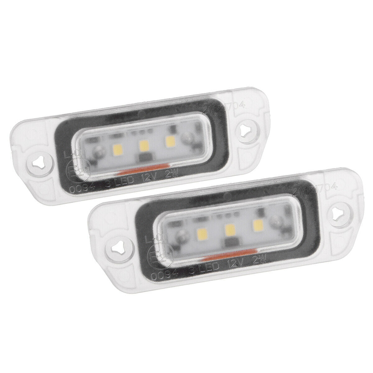 2 x LED license plate light for Mercedes Benz W164 X164 W251 ML GL R class Canbus