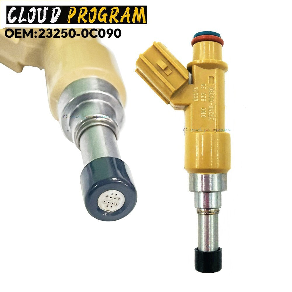 4pc New Fuel Injectors 23250-0C090 FOR 2002-2014 for Toyota - Tundra