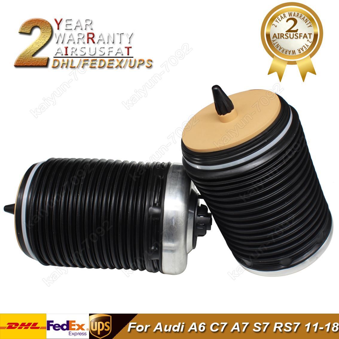 Rear Right Left Air Suspension Springs for Audi A6 C7 A7 S7 RS7 4H6616002F 11-18