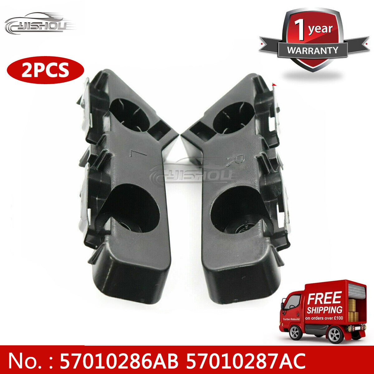 Left and right front bumper support brackets are compatible with 2011-2014 for Dodge chargers.