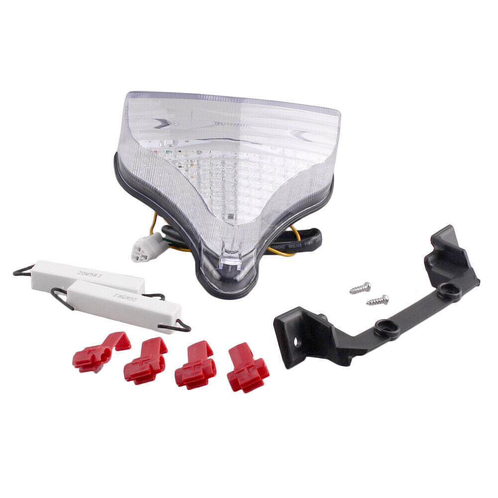 LED Tail Light W/Brake For 09-11 for Yamaha YZF R1 Turn Signals Running Light Clear