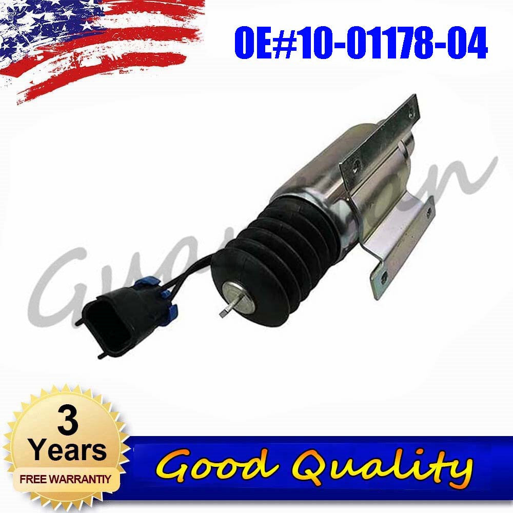 12V Linear Speed Solenoid Valve Bidirectional Connector 10-01178-04 Replacement for Brackets