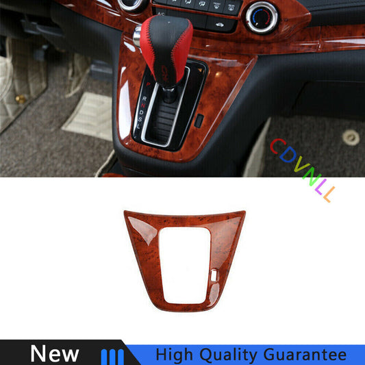 for Honda CRV CR-V 2012-2016 Red Wood Grain Middle Console Gear Shift Panel Trim