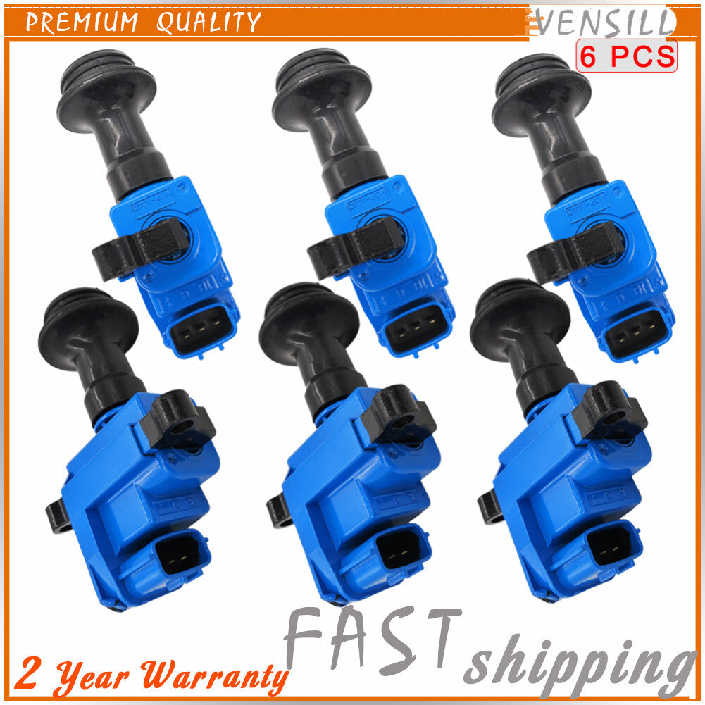 6X Ignition Coil Pack for Nissan Skyline R32 GT Neo RB25DET Laurel R33 MCP-1440