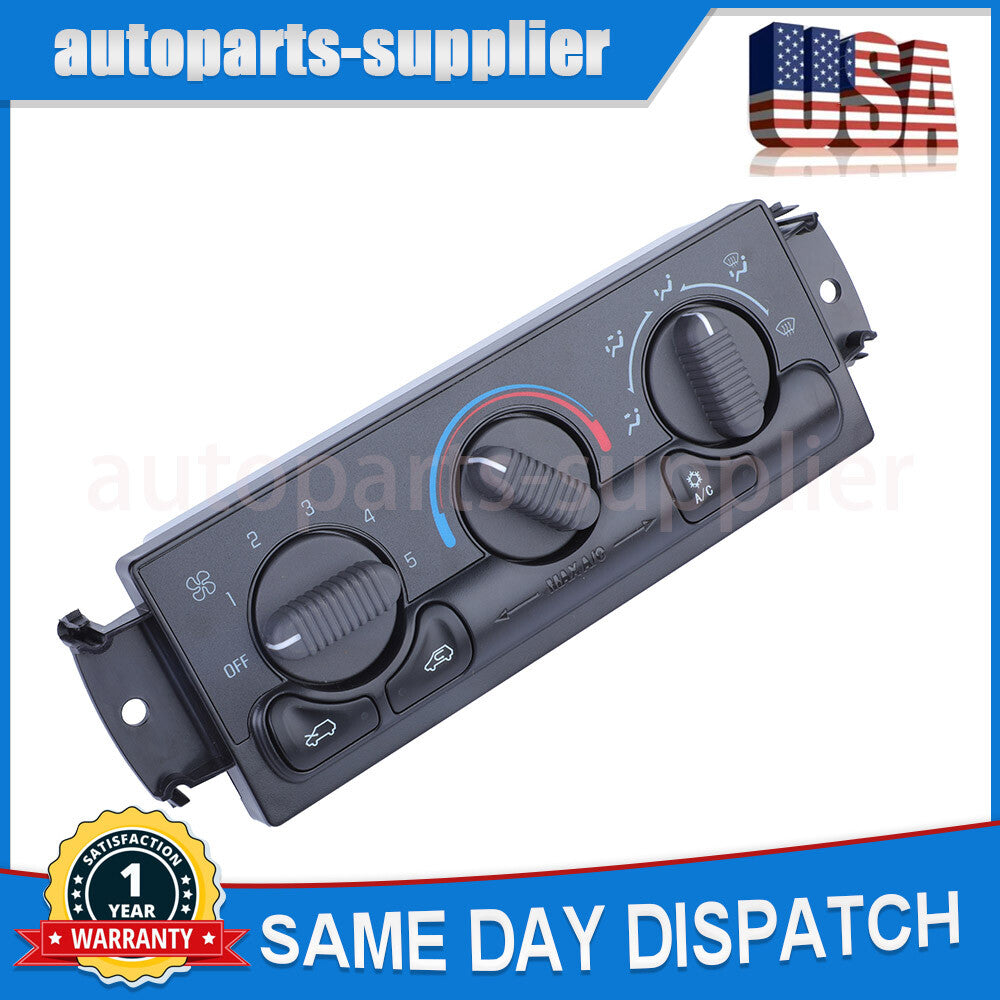 HVAC climate control module panel suitable for 99-02 for Chevrolet Silverado 1500 for GMC for Sierra 1500