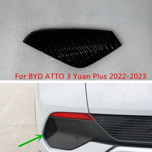 Left Side ABS Rear Bumper Cover Trim Fit for BYD ATTO 3 Yuan Plus 2022-2023 1PCS