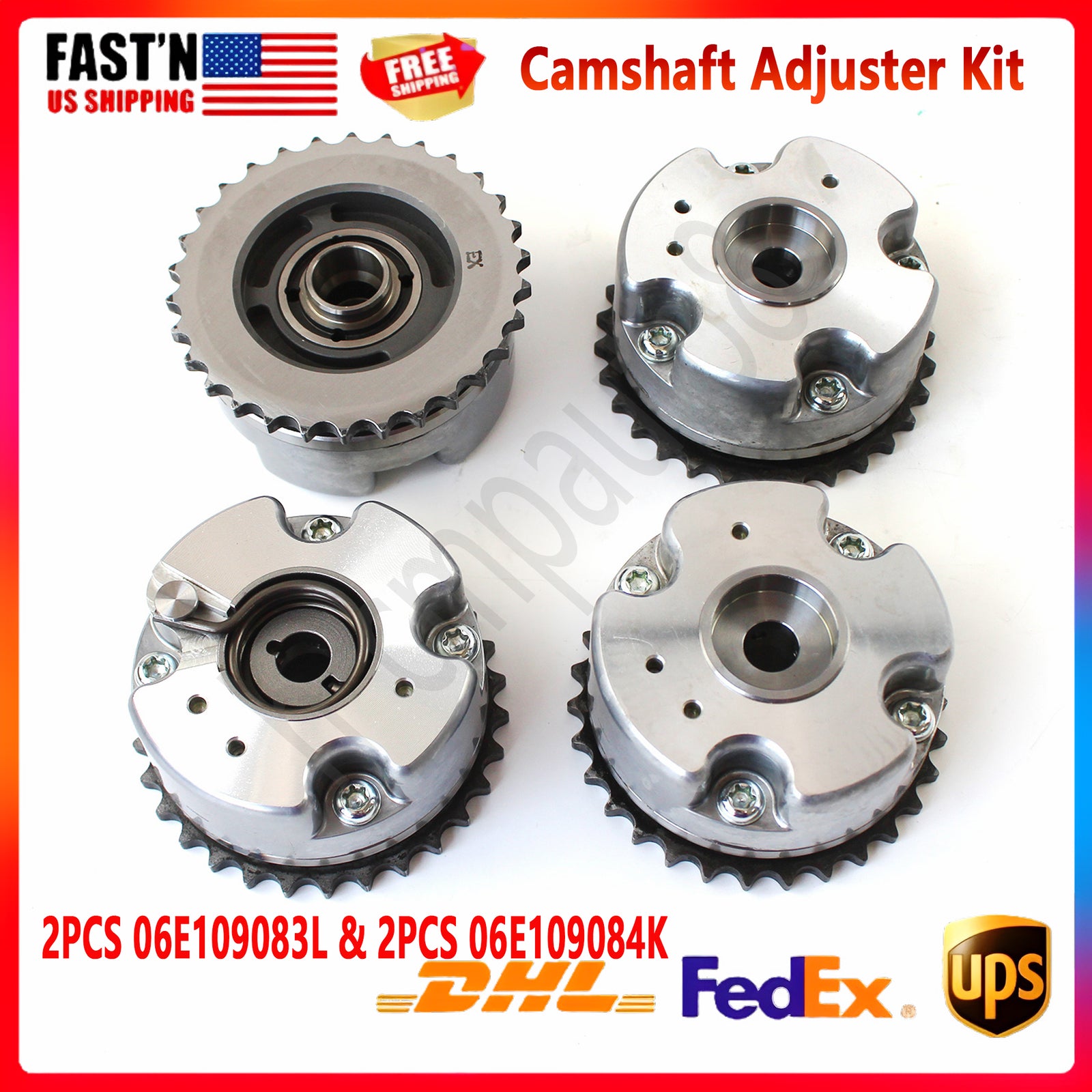 Intake  Exhaust Camshaft Adjuster Kit for VW for Audi 4.2L BAR CAUA BVJ BYH CNDA US